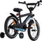 AMIGO Speeder Jongensfiets 16 Inch - Kinderfiets voor 4 tot 6 Jaar - 100-115 cm - Zwart/Blauw