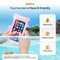 Drivv. Luxe Waterdicht Telefoonhoesje - Drijvend - Dubbele Klipsluiting - Tot 6.8 inch - Roze