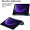 imoshion Tablet Hoes - Geschikt voor Samsung Galaxy Tab S9 11.0 inch FE / Galaxy Tab S10 FE / Galaxy Tab S9 11.0 inch - Trifold Hardcase Bookcase - Groen