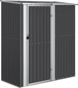 vidaXL - Tuinschuur - 180,5x97x209,5 - cm - gegalvaniseerd - staal - antraciet