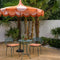 Mica Decorations Kim - Stokparasol - Ø235 x 238 cm - Oranje