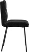 vidaXL - Eetkamerstoelen - 2 - st - fluweel - zwart
