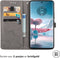 iMoshion Hoesje Geschikt voor Motorola Edge 40 Neo Hoesje Met Pasjeshouder - iMoshion Mandala Bookcase - Grijs