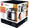 Snelkookpan- 5 Liter RVS Ø 22 cm Behoudt Van Natuurlijke Voedingsstoffen 70% Snellere Bereiding - 14 Programma's - 900W