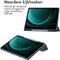 imoshion Tablet Hoes - Geschikt voor Samsung Galaxy Tab S9 11.0 inch Plus / Galaxy Tab S9 11.0 inch FE Plus / Galaxy Tab S10 Plus - Trifold Hardcase Bookcase - Groen