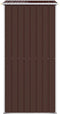 vidaXL - Tuinschuur - 192x108x223 - cm - gegalvaniseerd - staal - donkerbruin