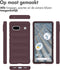 imoshion Hoesje - Geschikt voor Google Pixel 7a - EasyGrip Backcover - Aubergine