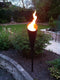 Gardenflame Torch - Fakkel RVS - 60 cm brander - Zwart