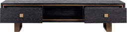 Richmond Interiors TV-dressoir Hunter 2-laden (Black rustic)