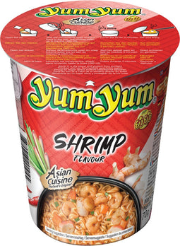 Yum Yum Instant Cupnoedels Garnaal - 12 x 70gr - Voordeelverpakking
