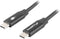 Cable USB C Lanberg CA-CMCM-40CU-0010-BK 1 m