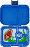 Yumbox Panino - lekvrije Bento box broodtrommel - 4 vakken - Surf Blue / Dinosaur tray