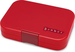 Yumbox Panino - lekvrije Bento box broodtrommel - 4 vakken - Wow Red / Dinosaur tray