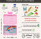 Yumbox Snack - lekvrije Bento box lunchbox - 3 vakken - Power Pink / Rainbow tray