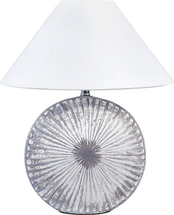 YUNA - Tafellamp - Grijs/Wit - Keramiek