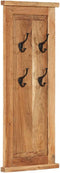 vidaXL - Kapstokken - 2 - st - 38x100 - cm - massief - acaciahout