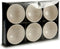 Set van 6x stuks serveer/dessertschaaltjes van porselein 11 cm - Kommetjes/schaaltjes