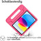 imoshion Tablet Hoes Kinderen - Geschikt voor iPad 11 (2025) 11 inch / 10e generatie (2022) 10.9 inch - Kidsproof Backcover met handvat - Roze