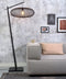 GOOD&MOJO Vloerlamp Cango - Bamboe Zwart/Naturel - 80x60x176cm - Scandinavisch,Bohemian - Staande lampen voor Woonkamer - Slaapkamer