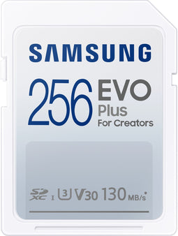 Samsung EVO Plus - SDXC Geheugenkaart 256GB - UHS-I 130MB/s (2021)