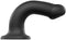 Strap-On-Me Semi-Realistische Dildo met zuignap - zwart - maat L
