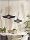 GOOD&MOJO Hanglamp Zanzibar - Rotan Zwart - Ø55cm - Modern - Hanglampen Eetkamer, Slaapkamer, Woonkamer