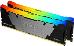 Kingston Fury Renegade RGB - DDR4 Geheugen - 64GB 3600MT/s CL18 - Zwart (2 stuks)
