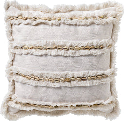 Dutch Decor COSTA - Sierkussen 45x45 cm Snow White - wit - Inclusief binnenkussen