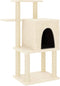 vidaXL - Kattenmeubel - met - sisal - krabpalen - 97 - cm - crèmekleurig