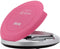 Roxx PCD 501 pink Discman CD, CD-R, CD-RW, MP3 Pink, Zilver