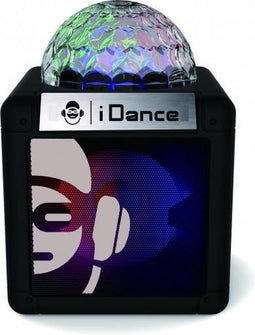 iDance Cube Nano CN-1 - Bluetooth Speaker 5 W met Discobal - Zwart