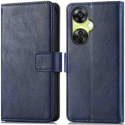 imoshion Hoesje Geschikt voor OnePlus Nord CE 3 Lite / OnePlus Nord CE 3 Hoesje Met Pasjeshouder - imoshion Luxe Bookcase - Donkerblauw