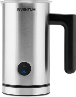 Inventum MK360S - Elektrische melkopschuimer - Warm/koud opschuimen 150/300 ml - RVS/Zwart