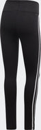 adidas Design 2 Move 3-Stripes - Dames Legging - Hoge taille Climalite - Zwart/Wit
