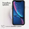 iMoshion Hoesje Geschikt voor iPhone Xr Hoesje Shockproof - iMoshion Rugged Hybrid Carbon Case - zwart