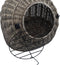 vidaXL - Kattendrager - 60x45x45 - cm - natuurlijk - wilgenhout - grijs
