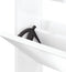 vidaXL - Schoenenkast - met - spiegel - 3-laags - 63x17x102,5 - cm - hoogglans - wit