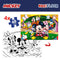 Set van 4 Puzzels Mickey Mouse 35 x 1,5 x 25 cm 48 Onderdelen (6 Stuks)