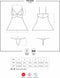 Obsessive Babydoll en String - Erotische Babydoll - Maat S/M - Wit