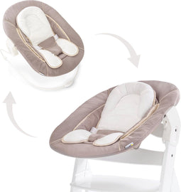 Hauck Alpha Bouncer 2 in 1 - Wipstoel en zitje voor pasgeboren baby's - Stretch Beige