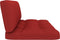 vidaXL - Palletkussens - 2 - st - stof - rood