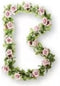 Basil Roses Flower Garland Bloemenstreng - Met Rozen – Roze