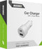 Accezz Autolader Snellader USB C / USB A 20 Watt - Universele Auto oplader Geschikt voor - Wit