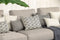Dutch Decor VERANO - Outdoor Kussenhoes 30x50 cm - waterafstotend en uv-bestendig - Charcoal Gray - antraciet