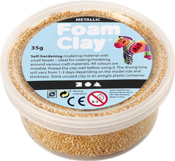 Creativ Company Foam Clay Boetseerklei Goud 35 g 1 stuk(s)