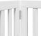 vidaXL - Hondenhek - inklapbaar - met - deur - 6 - panelen - 300 - cm - populierhout - wit