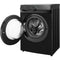 Inventum VWM8030B - Wasmachine - 8kg - 14 programma's - 1400 toeren - Energieklasse A-30% - Steam Clean - Zwart