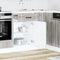 vidaXL - Keuken - onderkast - Lucca - bewerkt - hout - grijs - sonoma - eikenkleur