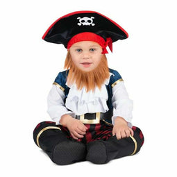 Kostuums voor Baby's My Other Me Piraat 4 Onderdelen Zwart - 12-24 Maanden