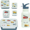 BEAU by Bo Studio Ditte rugzak small + A Little Lovely Company back to school set Voertuigen